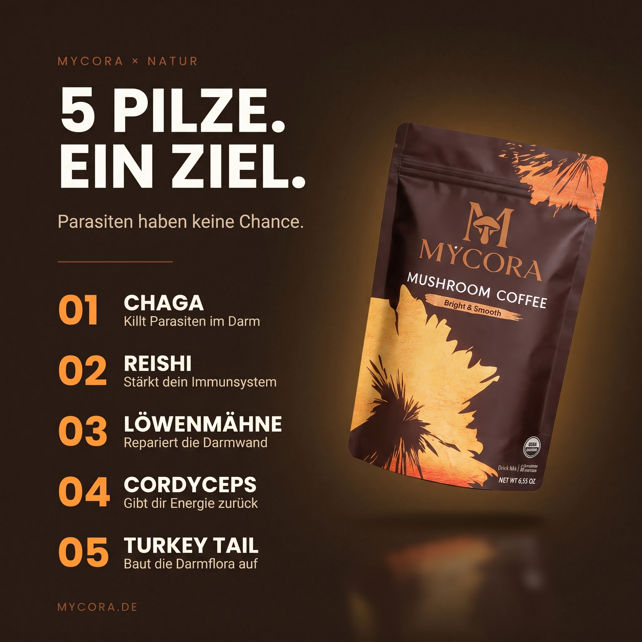 MyCora™ Parasitendetox-Pilzkaffee