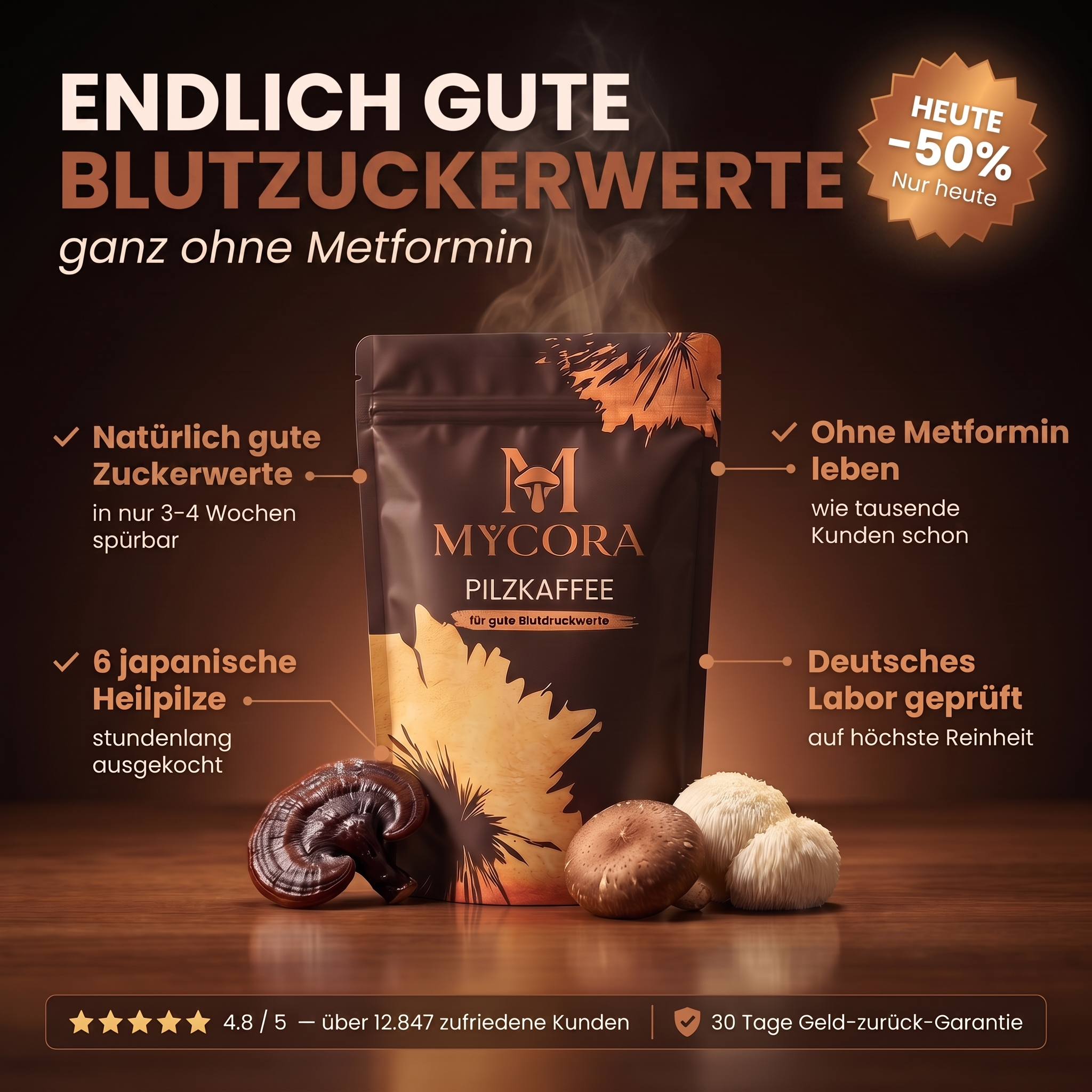 MYCORA™ Pilzkaffee