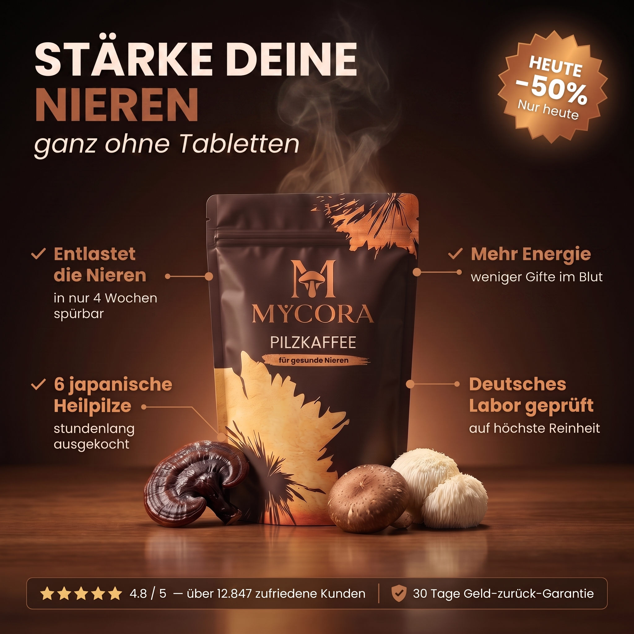 MYCORA™ Pilzkaffee
