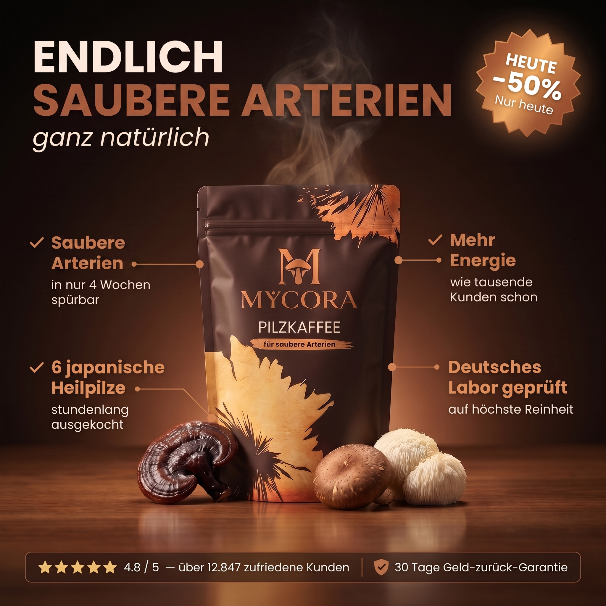 MYCORA™ Pilzkaffee