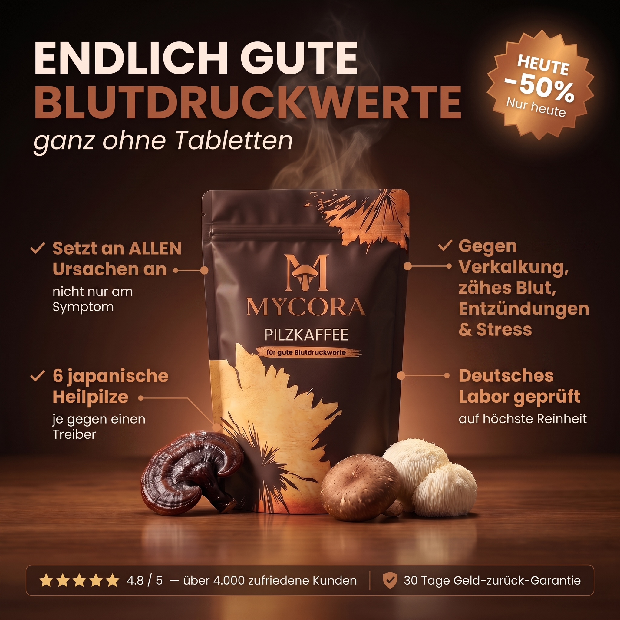 MYCORA™ Pilzkaffee
