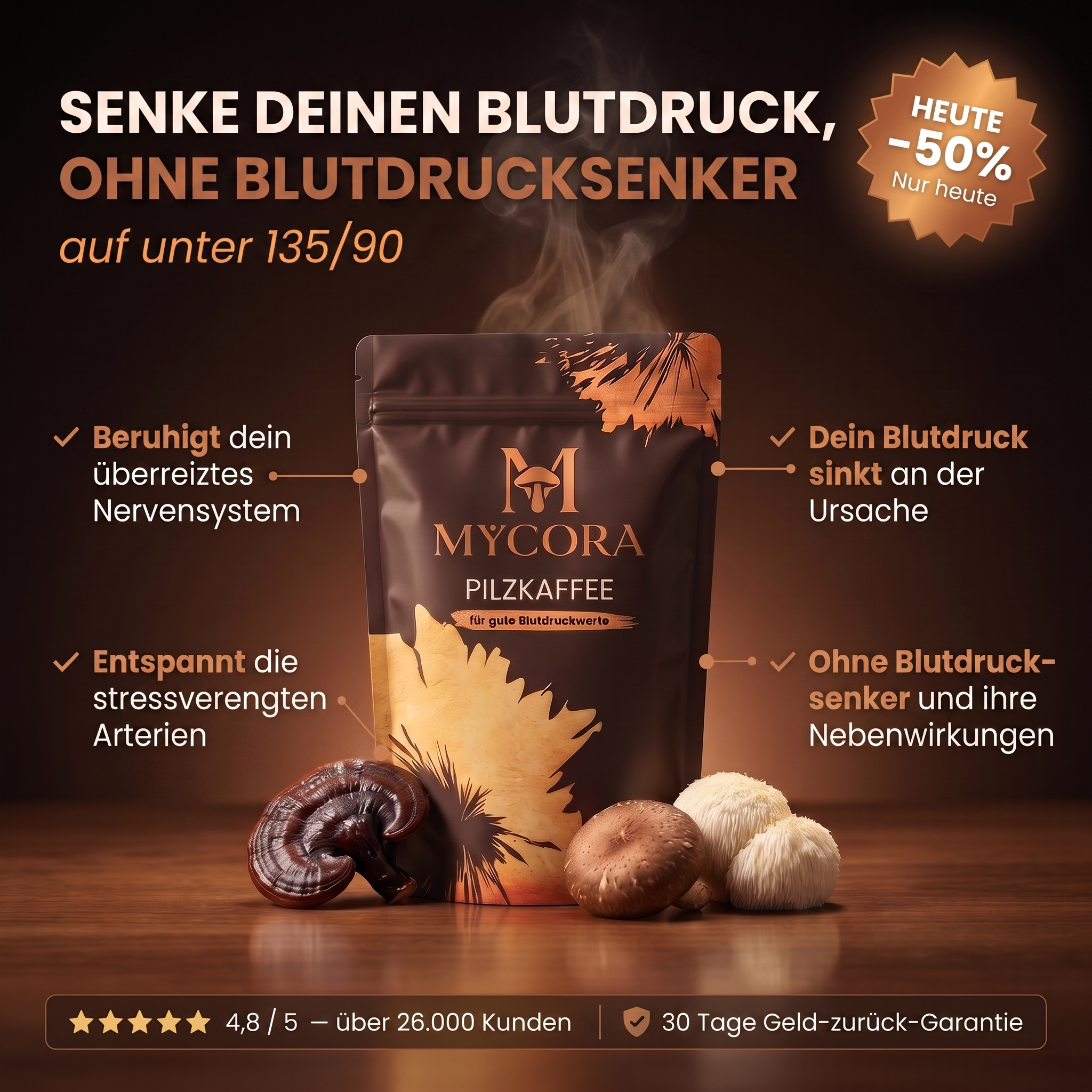 MYCORA™ Pilzkaffee