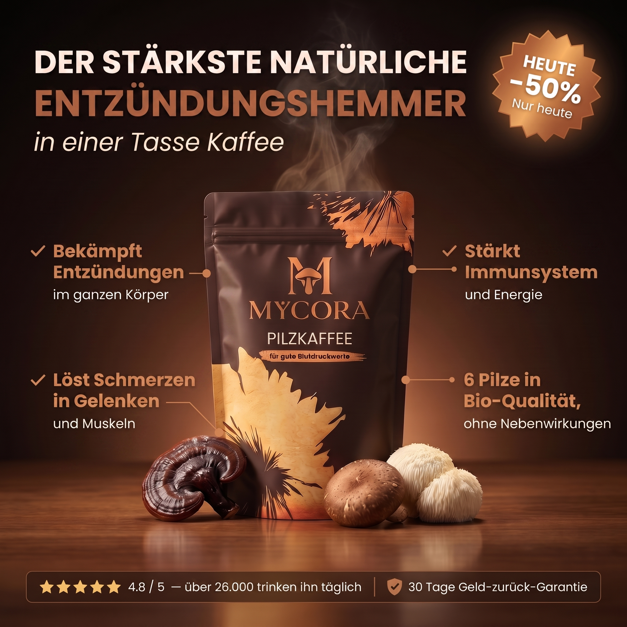 MYCORA™ Pilzkaffee