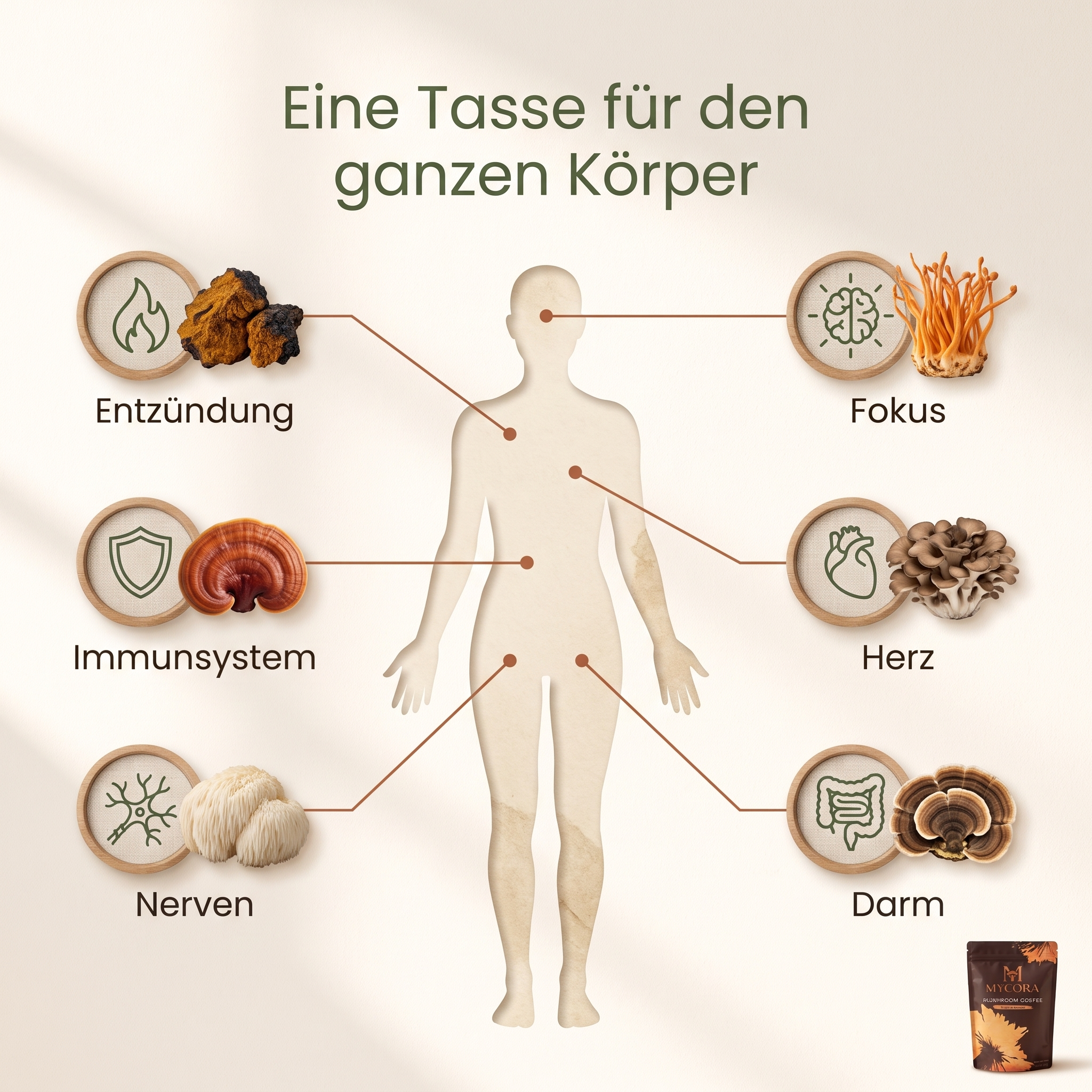 MYCORA™ Pilzkaffee