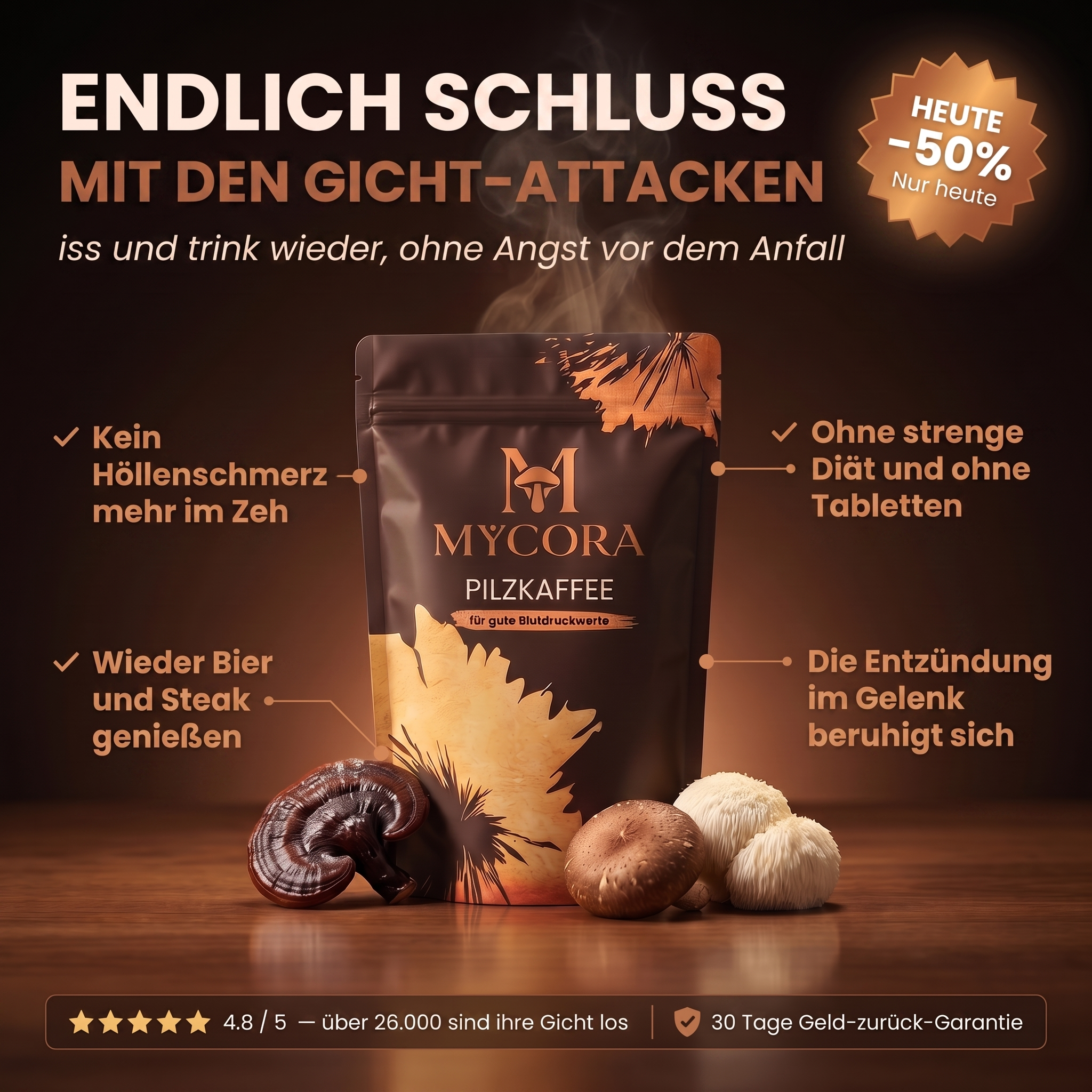MYCORA™ Pilzkaffee