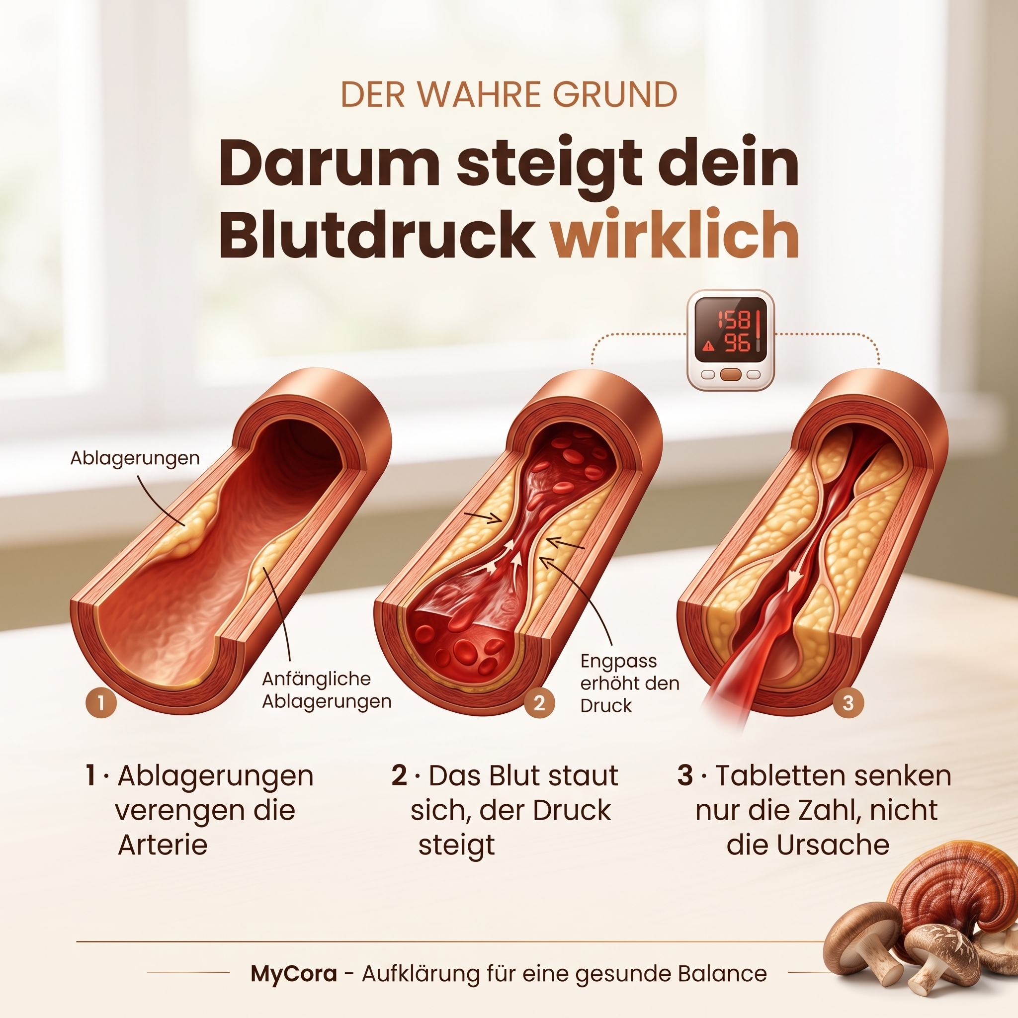 MYCORA™ Pilzkaffee | für gute Blutdruckwerte